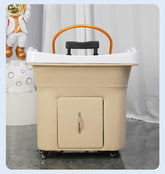 JAPANESE Style Scalp Head SPA Movable Shampoo Basin with Water Circulation Fumigation